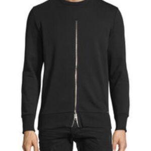 Diesel Men's Black Zip-Up Sweater